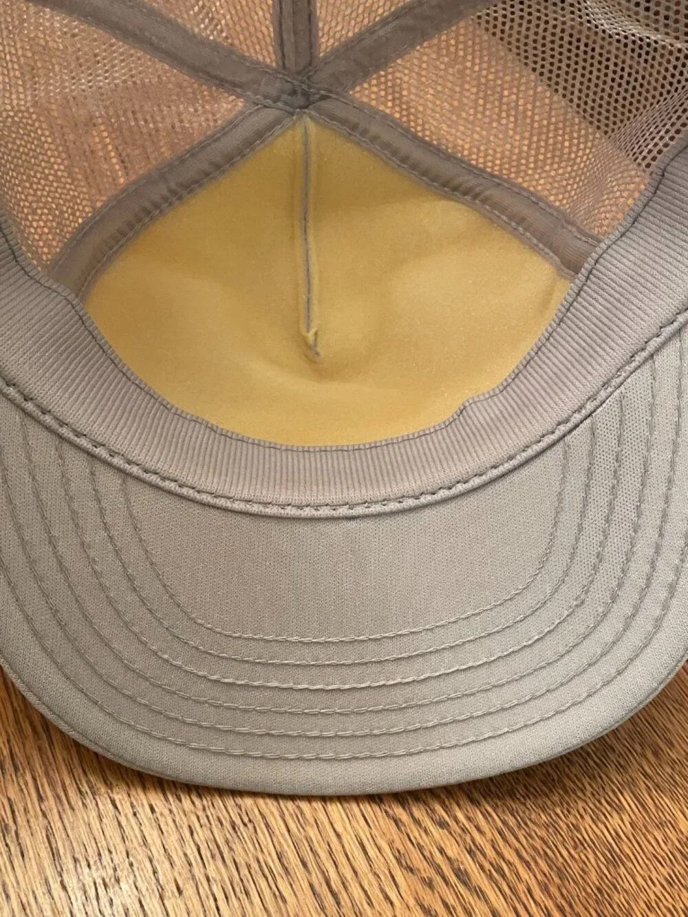Baumgartner Trucking Brighton, Colorado Gray Snapback Trucker Hat made in USA
